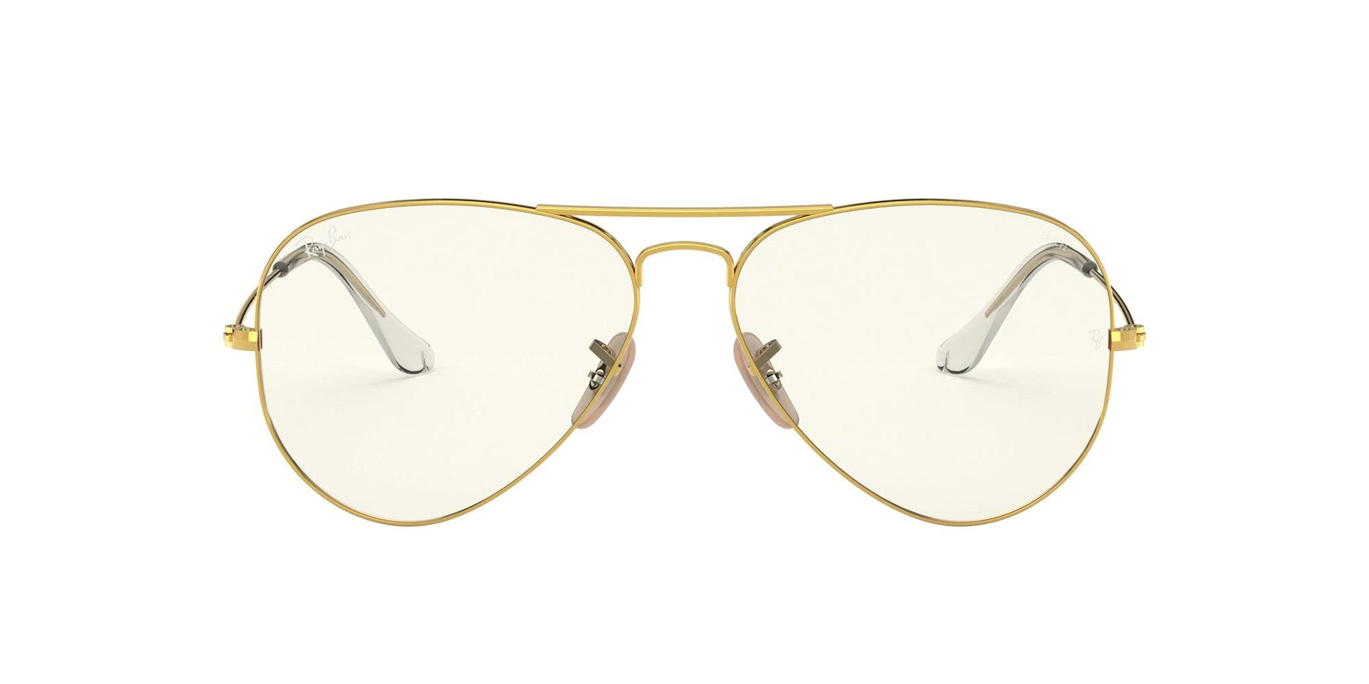 Ray-Ban Aviator RB3025 Sunglasses Batch 3 - Gold/Photochromic Grey / 62 mm - X002U9C6P7