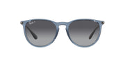 Ray-Ban Erika RB4171 Sunglasses - Transparent Blue/Polarized Grey Gradient / 54 mm - 8056597616713