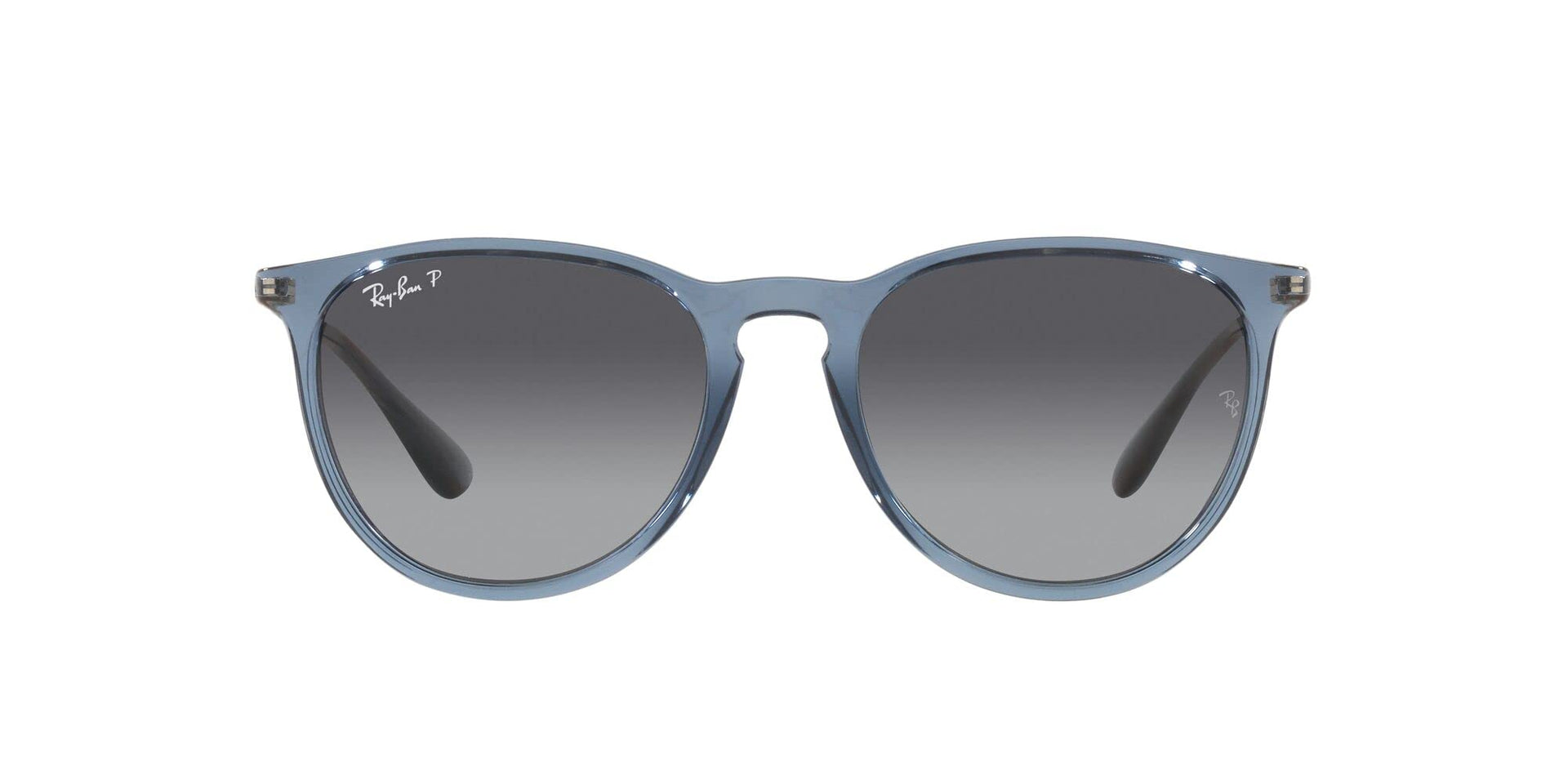 Ray-Ban Erika RB4171 Sunglasses - Transparent Blue/Polarized Grey Gradient / 54 mm - 8056597616713
