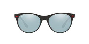 Black/Light Green Mirrored Silver