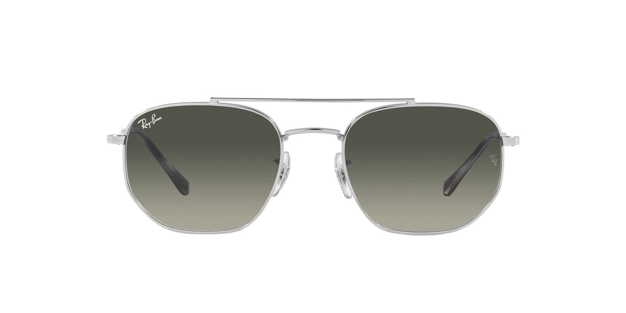 Ray-Ban RB3707 Sunglasses - Silver/Grey Gradient / 54 mm - 8056597834278