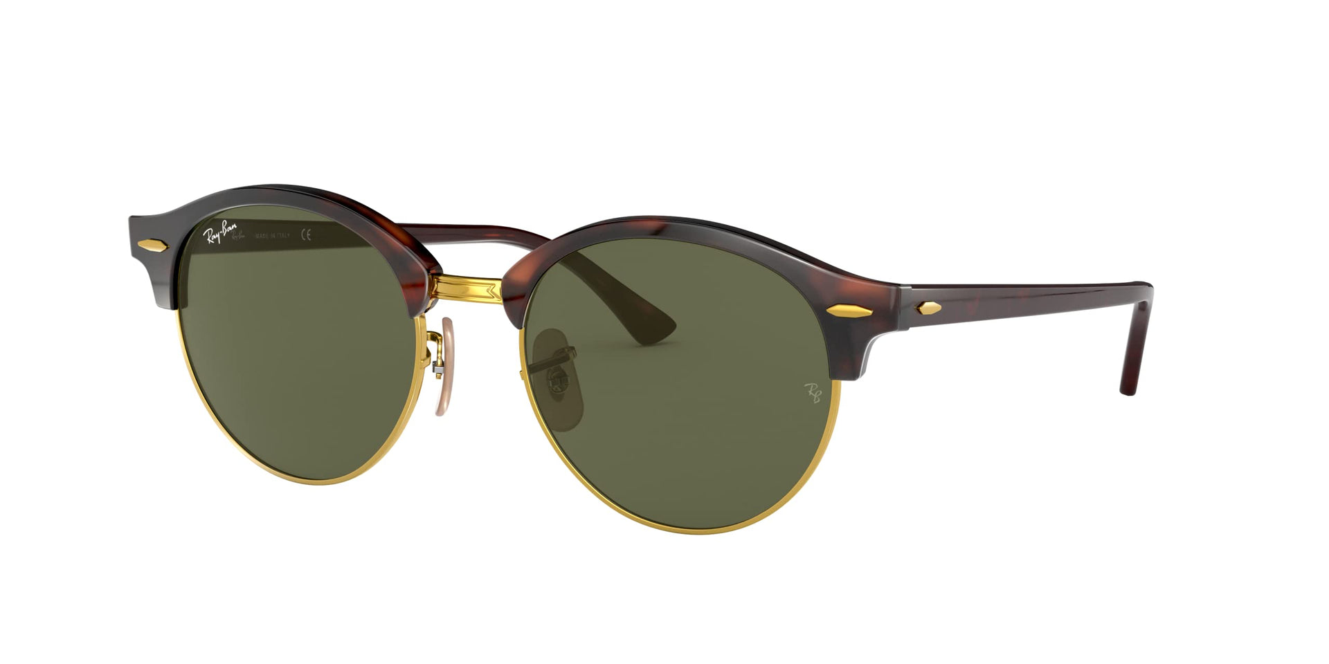 Ray-Ban Clubround RB4246 Sunglasses - Red Havana / G-15 Green / Medium (X001GY0MW1) - X001GY0MW1