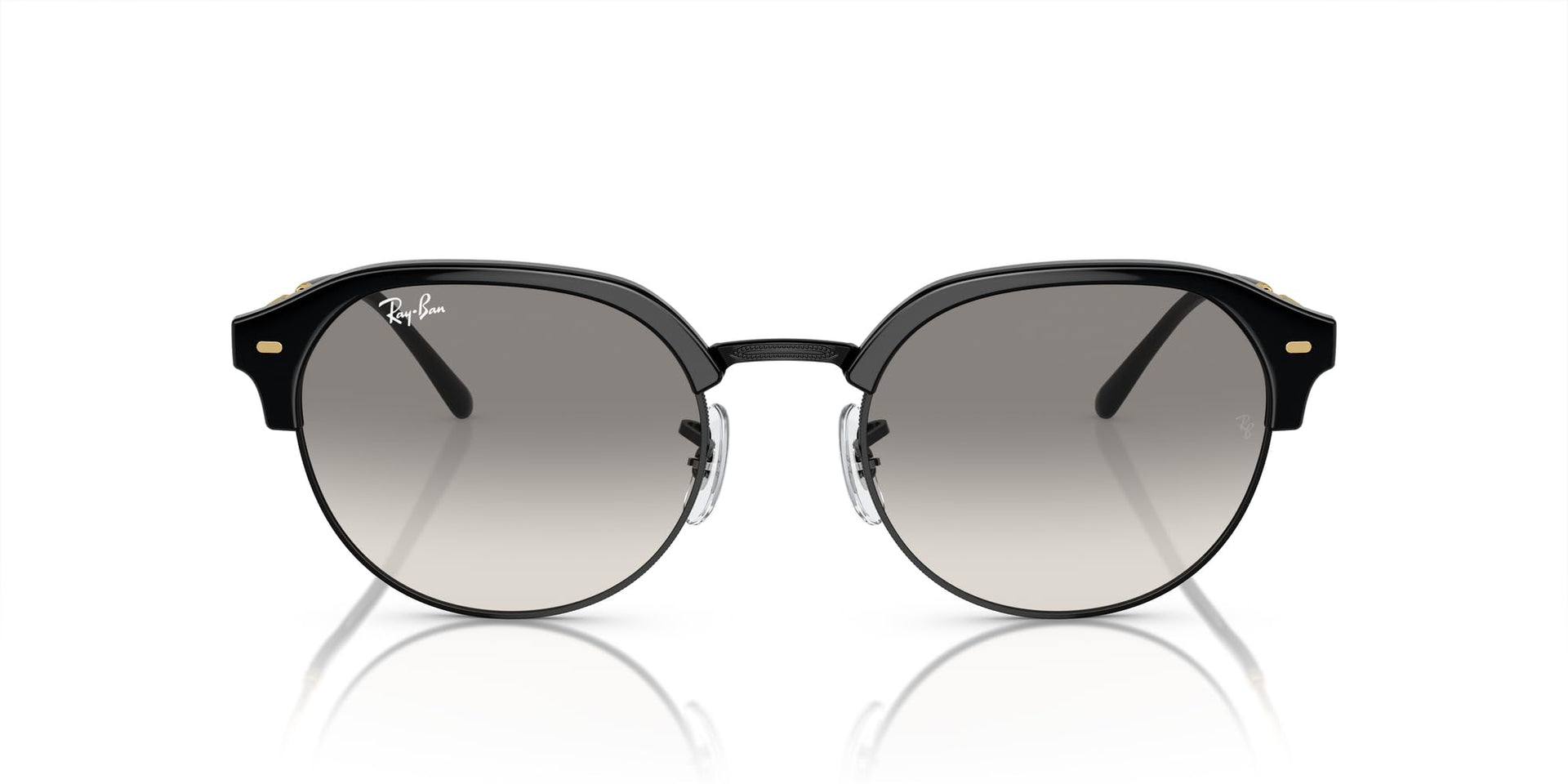 Ray-Ban RB4429 Sunglasses - Black on Black/Gold/Clear Gradient Grey / 55 mm - 8056597939058