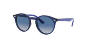 Ray-Ban RJ9064S Sunglasses - Transparent Blue/Light Grey Gradient Dark Blue / 44 mm - 8056597186582