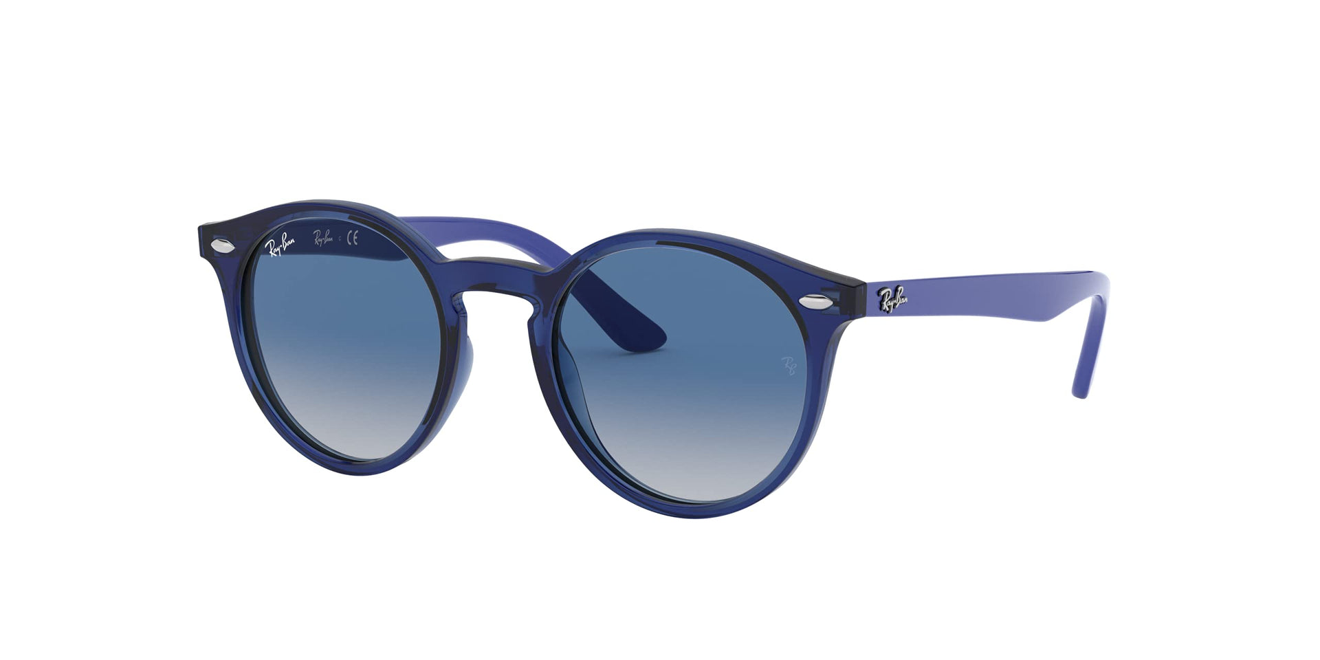 Ray-Ban RJ9064S Sunglasses - Transparent Blue/Light Grey Gradient Dark Blue / 44 mm - 8056597186582