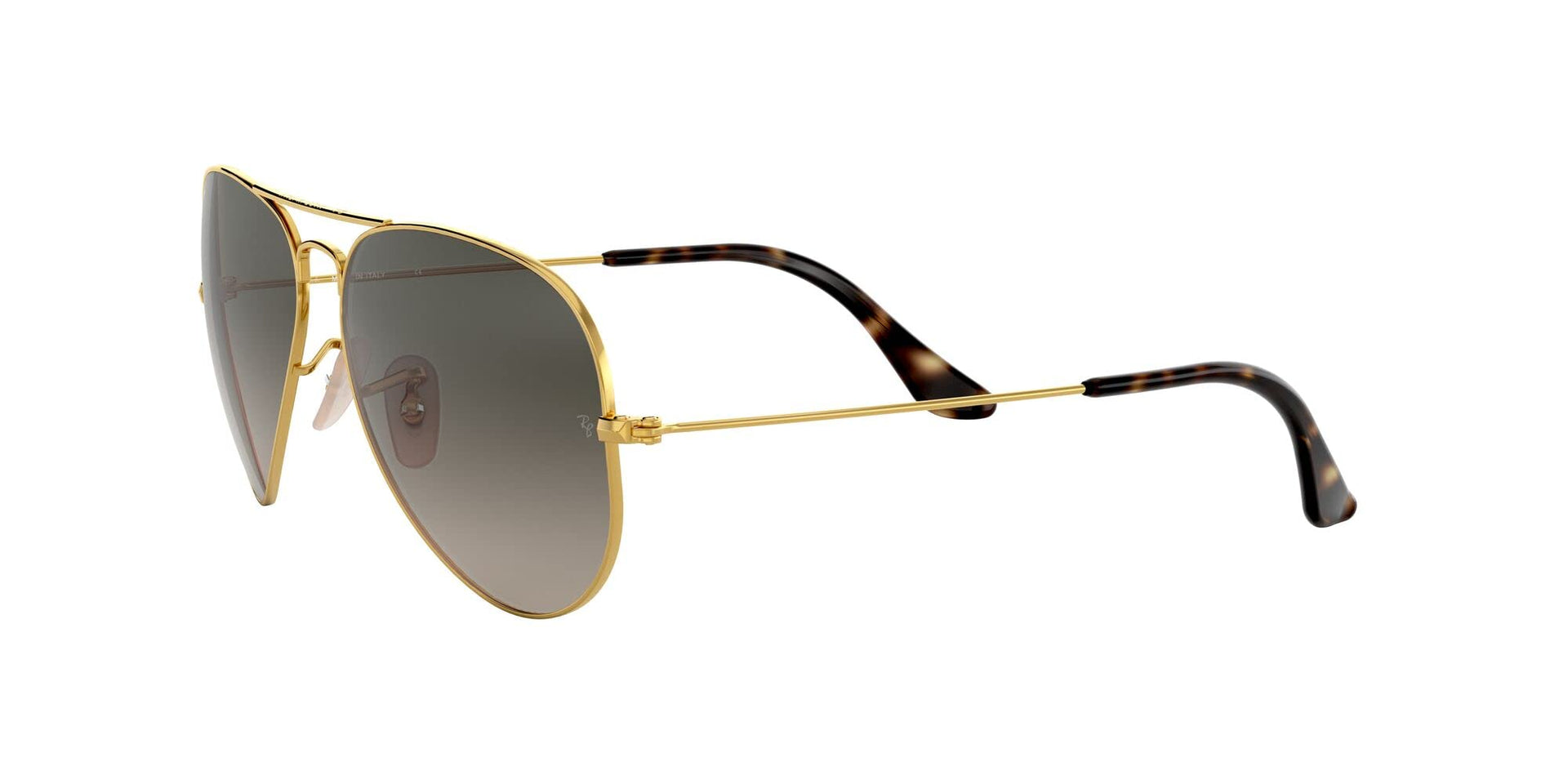Ray-Ban Aviator RB3025 Sunglasses Batch 3 - Gold/Light Grey Gradient Dark Grey / 62 mm - X002D3C2MH - Additional Image 2