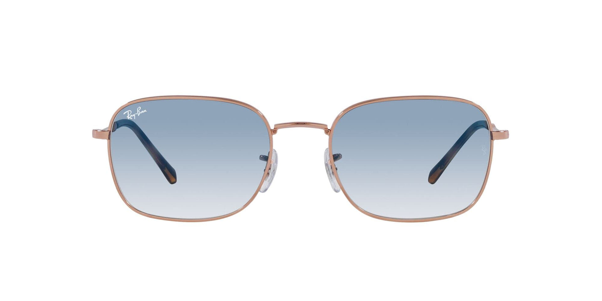 Ray-Ban RB3706 Sunglasses - Rose Gold/Clear Gradient Blue / 57 mm - 8056597835664