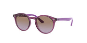 Ray-Ban RJ9064S Sunglasses - Transparent Fuchsia/Violet Gradient Brown / 44 mm - 8056597186629