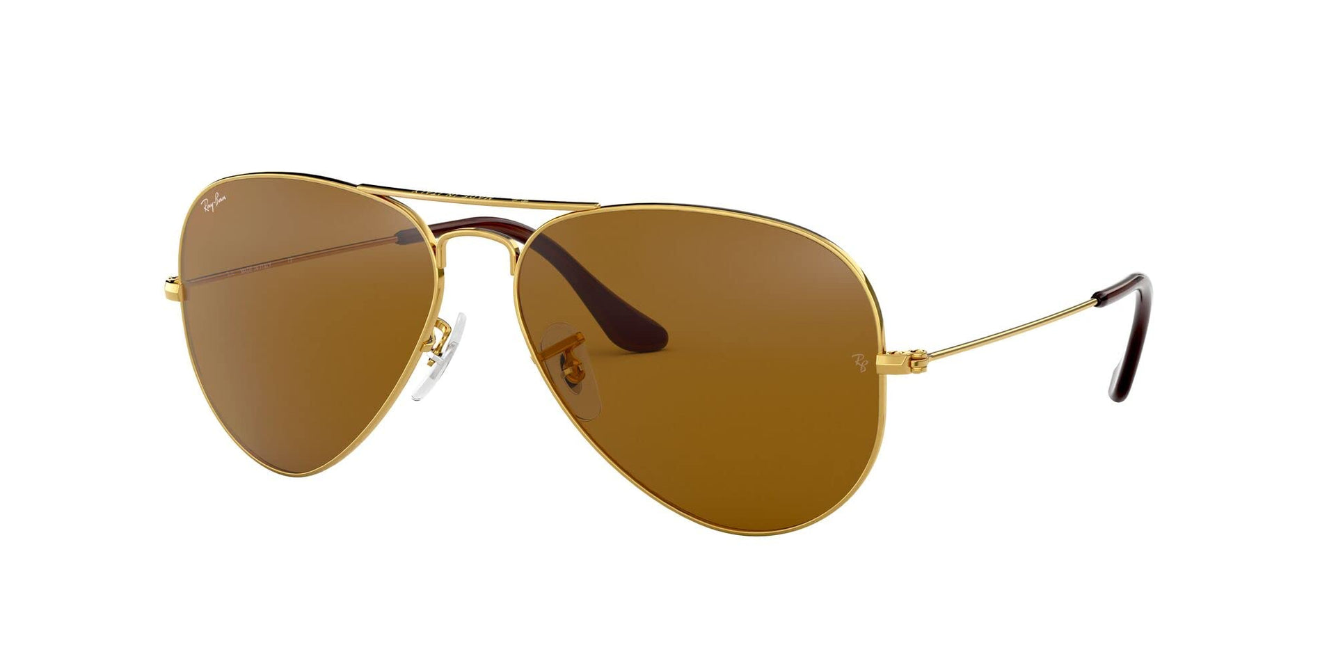 Ray-Ban Aviator RB3025 Sunglasses Batch 2 - Gold/B-15 Brown / 62 mm - X001CAWV6T - Additional Image 1