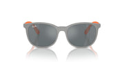 Ray-Ban RJ9079S Sunglasses - Grey on Rubber Orange/Grey Mirrored Black / 49 mm - 8056262047774