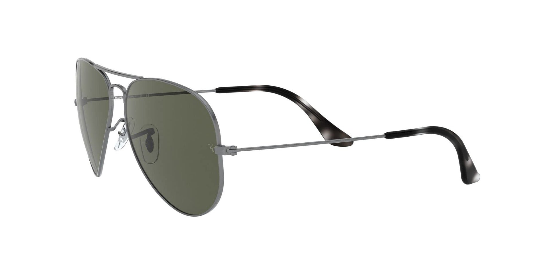 Ray-Ban Aviator RB3025 Sunglasses Batch 3 - Sand Transparent Grey/G-15 Green / 55 mm - X002BXCG7P - Additional Image 2