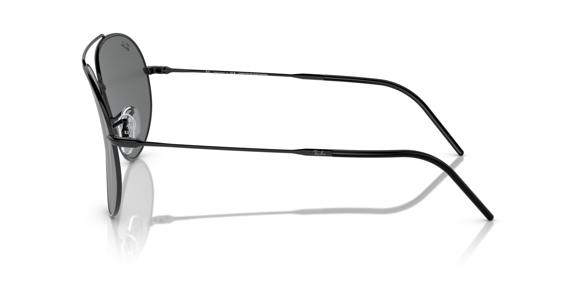 Ray-Ban Aviator Reverse RBR0101S Sunglasses - Lenny Kravitz Black/Dark Grey / 59 mm - 8056262151297 - Additional Image 2