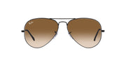 Ray-Ban Aviator RB3025 Sunglasses - Black/Clear Gradient Brown / 55 mm - 8056597855761