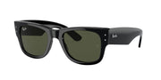 Ray-Ban Mega Wayfarer RB0840S Sunglasses - Black/Green / 51 mm - 8056597720670