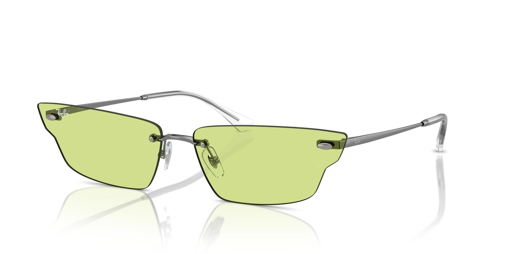 Ray-Ban Anh RB3731 Sunglasses - Gunmetal/Green / 63 mm - 8056262017074 - Additional Image 1