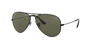 Ray-Ban Aviator RB3025 Sunglasses - Black/Polarized G-15 Green / 55 mm - 805289115687 - Additional Image 1