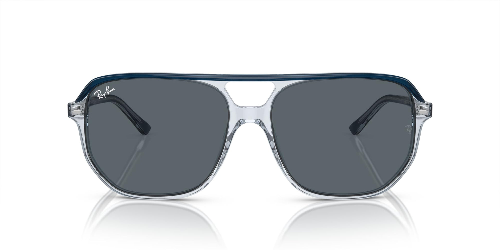 Ray-Ban Bill One RB2205 Sunglasses - Blue on Transparent Blue/Blue / 57 mm - 8056597936200