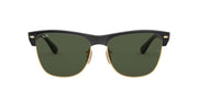 Ray-Ban Clubmaster Oversized RB4175 Sunglasses - Black on Gold / G-15 Green / Large - 713132438992