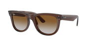 Ray-Ban Wayfarer Reverse RBR0502S Sunglasses - Transparent Brown/Clear Gradient Brown / 53 mm - 8056597918886