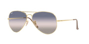 Ray-Ban Aviator Metal II RB3689 Sunglasses - Gold/Pink Gradient Blue / 62 mm - X0031BPBRD - Additional Image 1