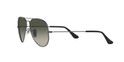 Ray-Ban Aviator RB3025 Sunglasses Batch 2 - Gunmetal/Grey Gradient / 62 mm - 8056597855815 - Additional Image 2