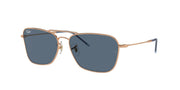 Ray-Ban Caravan Reverse RBR0102S Sunglasses - Rose Gold/Dark Blue / 58 mm - X003UYJ375