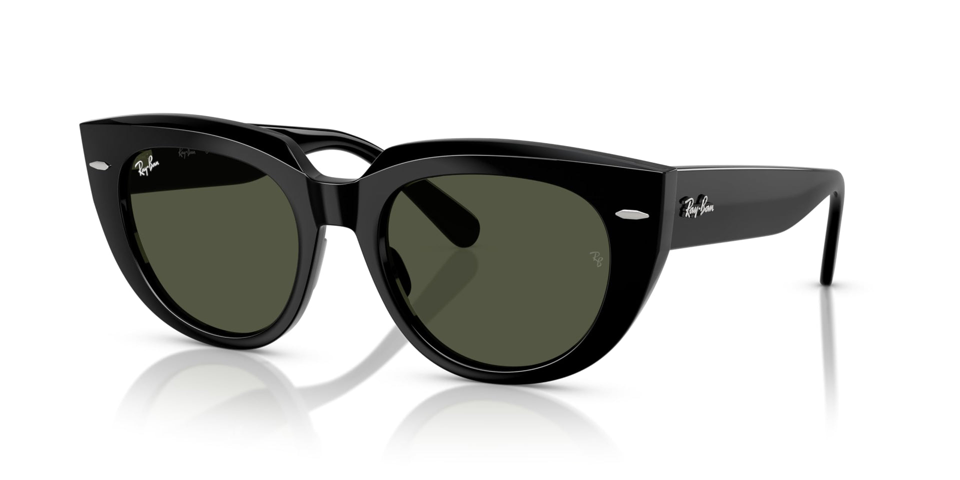 Ray-Ban Doreen RB2286 Sunglasses - Black/Green / 52 mm - 8056262246382