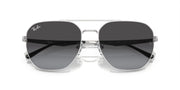 Ray-Ban Aviator RB3724D Sunglasses - Silver/Grey Gradient / 59 mm - 8056597964623 - Additional Image 4