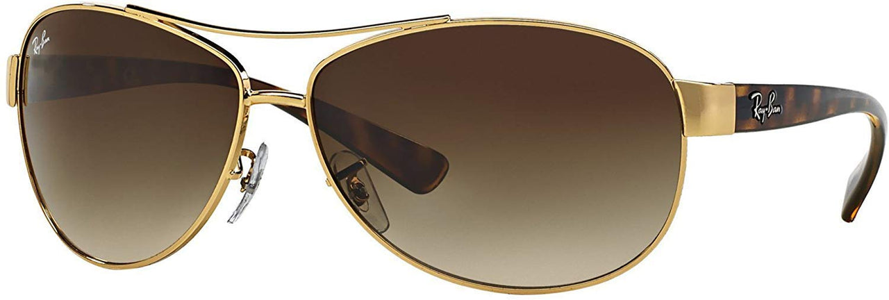 Ray-Ban Aviator RB3386 Sunglasses - Gold Frame/Brown Gradient Lens / 67 mm - 805289204275