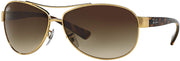 Ray-Ban Aviator RB3386 Sunglasses - Gold Frame/Brown Gradient Lens / 67 mm - 805289204275