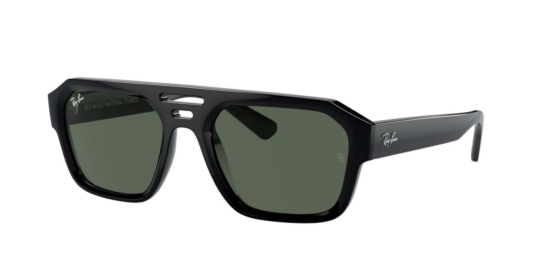 Ray-Ban Corrigan RB4397 Sunglasses - Black/Dark Green / 54 mm - 8056597829533