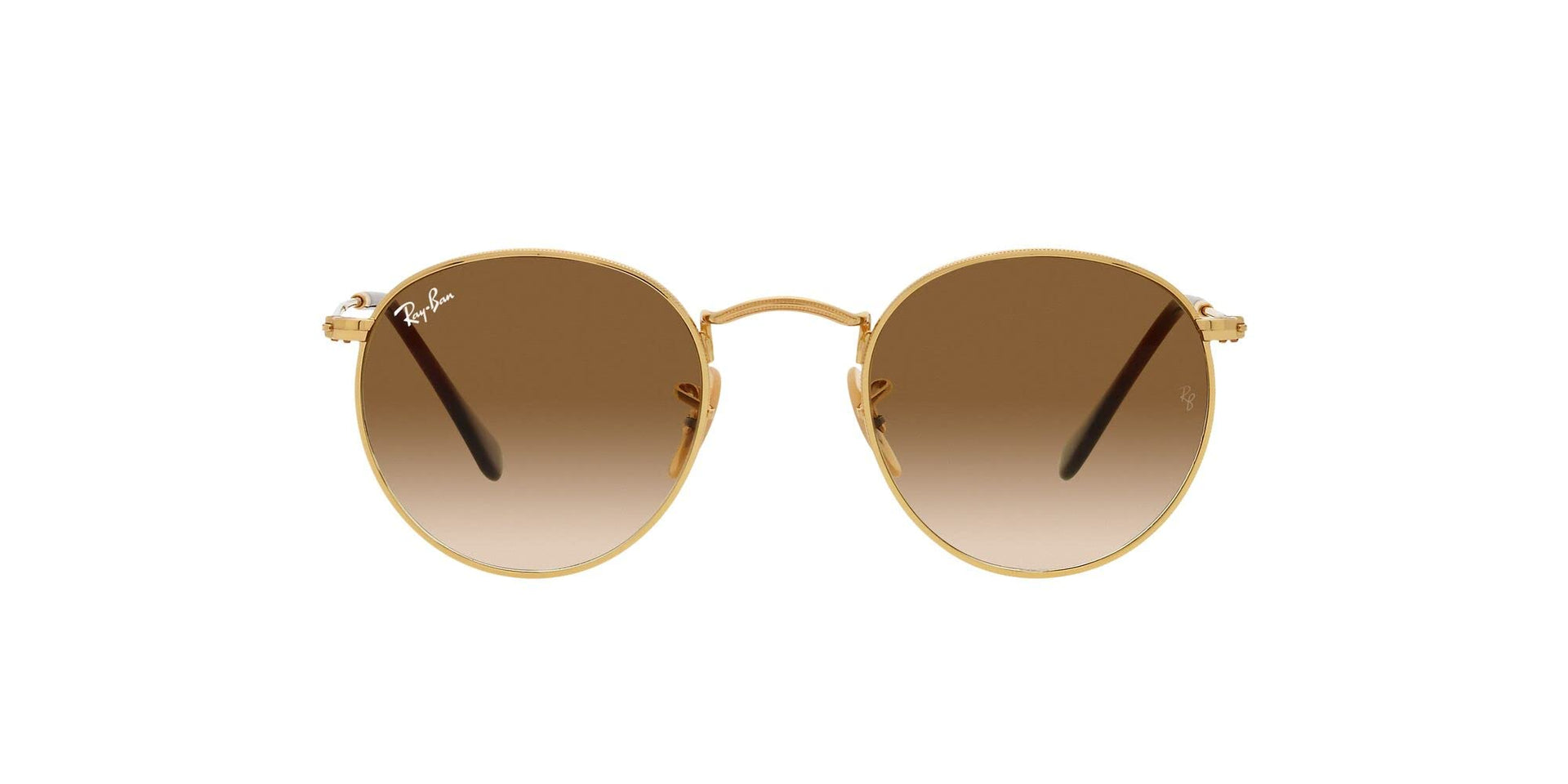Ray-Ban Metal Glasses RB3447 Sunglasses - Gold/Clear Gradient Brown / 50 mm - 8056597858199