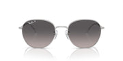 Ray-Ban RB3809 Sunglasses - Silver/Grey Gradient Polarized / 55 mm - 8056597935920