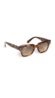 Ray-Ban State Street RB2186 Sunglasses - Havana on Transparent Pink/Brown Vintage / 52 mm - 8056597445597