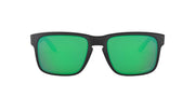 Oakley Holbrook Low Bridge Fit Sunglasses - Matte Black Ink/Prizm Jade / 56 mm - 888392320933