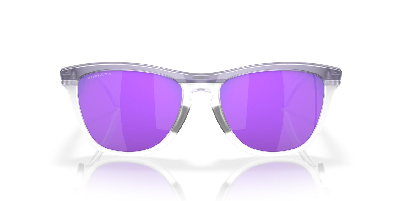Oakley Frogskins Hybrid Sunglasses - Matte Lilac/Prizm Clear / Large - 888392610256