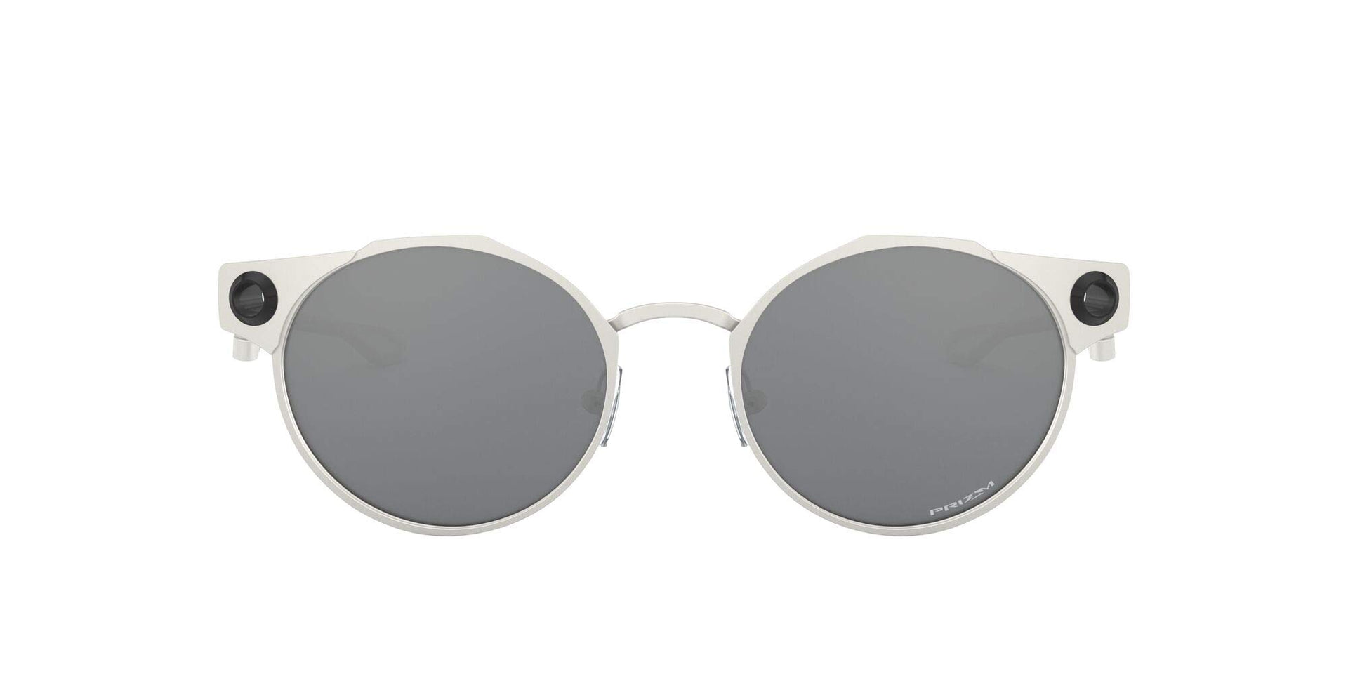 Oakley Deadbolt Titanium Sunglasses - Satin Chrome/Prizm Black / 50 - 888392464033