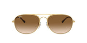 Ray-Ban Bain Bridge RB3735 Sunglasses - Gold/Clear Gradient Brown / 57 mm - X0045VDSCX - Additional Image 1