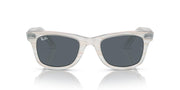 Ray-Ban Original Wayfarer Low Bridge Fit RB2140F Sunglasses - Photochromic Striped Light Blue/Blue / 52 mm - 8056262130216