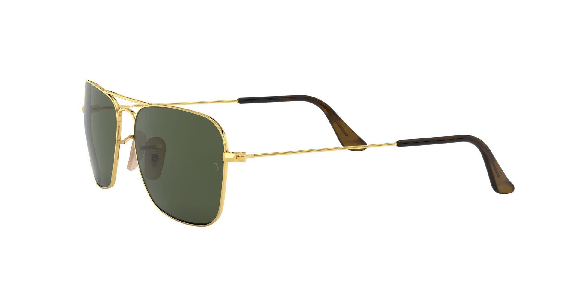 Ray-Ban Caravan RB3136 Sunglasses - Gold Havana/G-15 Green / 58 mm - 8053672494501 - Additional Image 2