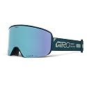 Giro Ella snow goggles close-up with teal frame and black strap