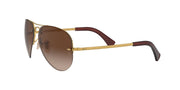 Ray-Ban Aviator RB3449 Sunglasses - Gold/Brown Gradient Dark Brown / 59 mm - 805289453024 - Additional Image 2