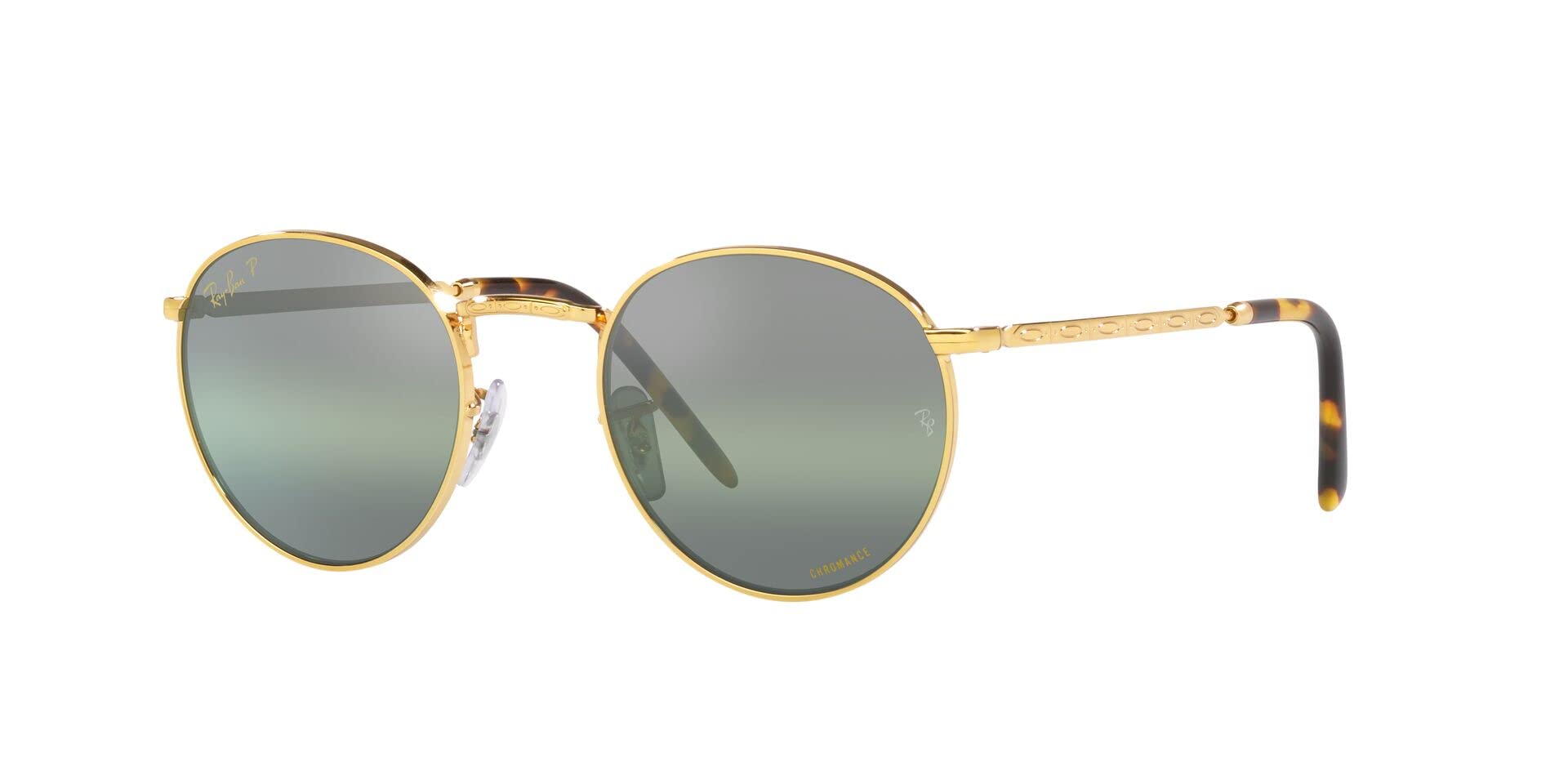 Ray-Ban RB3637 Sunglasses - Legend Gold/Polarized Clear Gradient Dark Green / 53 mm - 8056597665223