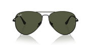 Ray-Ban Aviator Titanium RB8089 Sunglasses - Black/Green / 58 mm (X0045V8CAL) - X0045V8CAL