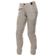 Women’s shredder riding pants, ash gray, tapered fit with knee panels
