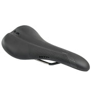 WTB Volt Fusion Form bike saddle, dark black, perforated top and stainless rails