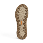 Rover GTX LTH boot outsole with tan tread pattern and orange traction accent