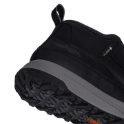 Rover GTX LTH black boot close-up of stitched upper and chunky tread outsole