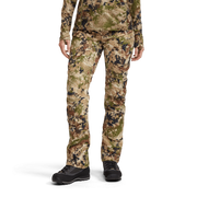 Women’s Ascent pant in desert camouflage print with cargo pockets and straight fit