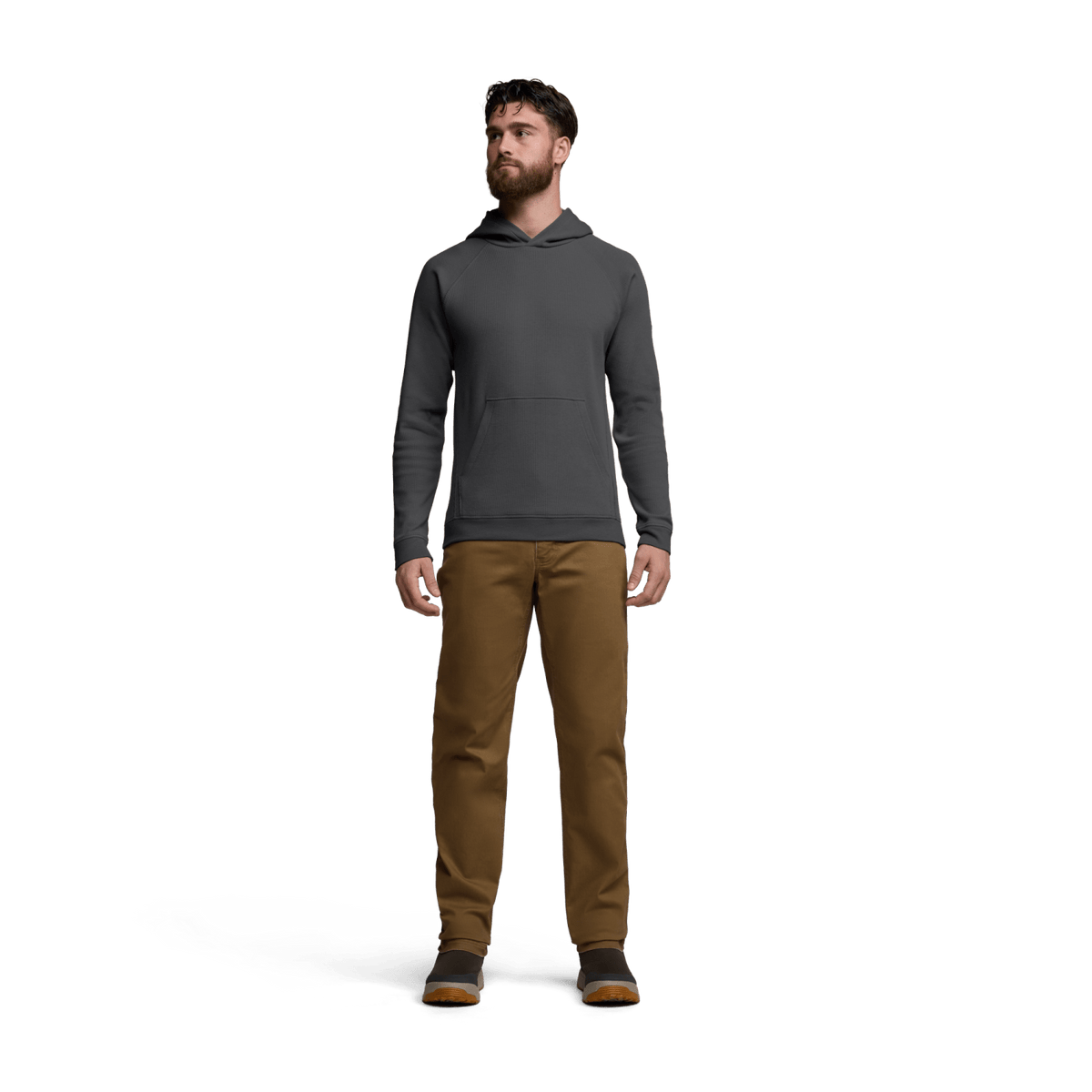 Waffle Pullover Hoodie